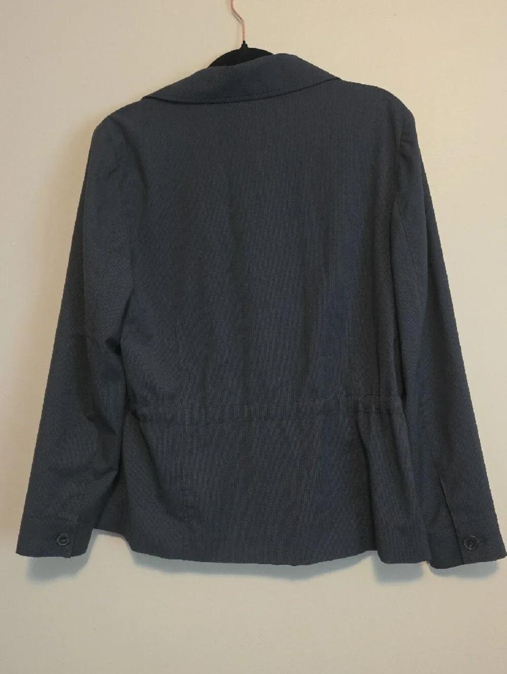 Coldwater Creek Women's Dark Navy Button-Pocket Blazer